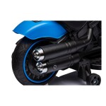 Mamido Dětská elektrická motorka Chopper Faster modrá