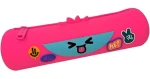 Mitama Mitamino Animal růžová-modrá / Penál / silikonový / zip / 22 × 7 × 6,5 cm (63704-0286)