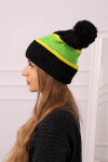 Kinga dámská čepice K297 black+kiwi+green neon UNI