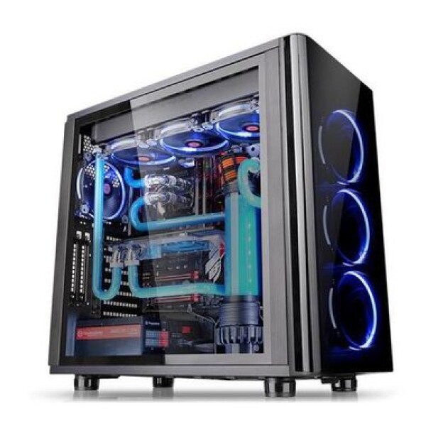 THERMALTAKE case View 31 TG černá / MidiTower / USB 2.0 | USB 3.0 / bez zdroje / ATX / průhledná bočnice (69664)