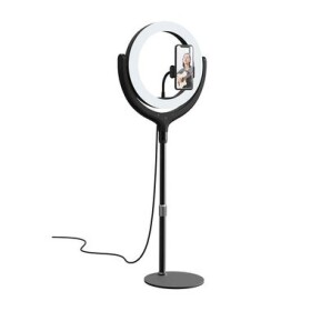 Devia selfie stojan se světelným prstencem 12” černá BRA010206
