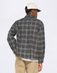 Edwin Ace Shirt LS Black / Grey garment washed L