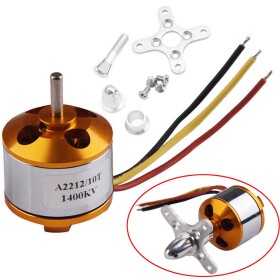 Outrunnerový motor A2212/10T - Bezkartáčový, 1400 kV