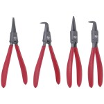 KNIPEX - Kleště precizní, na pojistné kroužky Ø 12-25mm - vnitřní, zahnuté - 130mm, velké opěrné plochy na hrotech (4821J11)