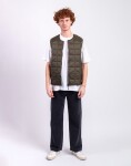 Taion Crew Neck Zip Down Vest D.OLIVE XL