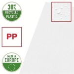 Obal L Standard A4 čirý, 115 mikronů, pomerančový povrch, ESSELTE - 10ks