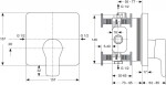 Ideal Standard Baterie pod omítku, chrom A4757AA