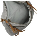 Trendy dámská textilní ledvinka Lena, šedá