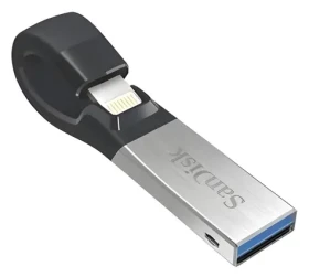 SanDisk iXpand 64GB / Flash Disk / pro Apple iPhone/iPad / Lightning + USB-A (SDIX30N-064G-GN6NN)