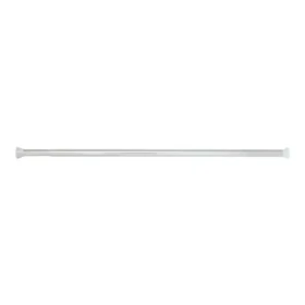 Spirella KRETA tyč na sprchový závěs 125 - 220 cm lesklá bílá / bez vrtání / hliník (7610583103284)