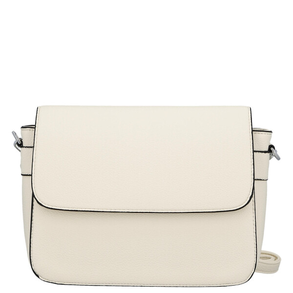 Moderní dámská koženková crossbody kabelka Mirona, béžová