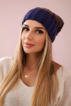 Paris fleecová čepice K213 purple+mustard UNI