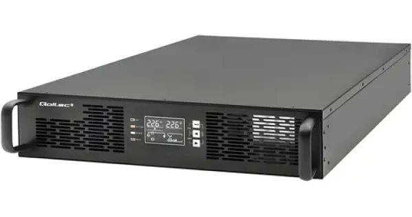 Qoltec 52287 / UPS / RACK / 3000VA / 3000 W / LCD (52287)