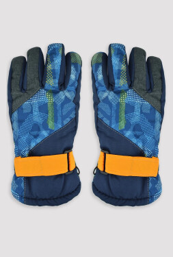 Chlapecké lyžařské rukavice Noviti RN0698 modrá 16 cm