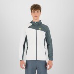 KARPOS Averau Full-Zip Hoodie Fleece, Bright White/Dark Slate velikost: L