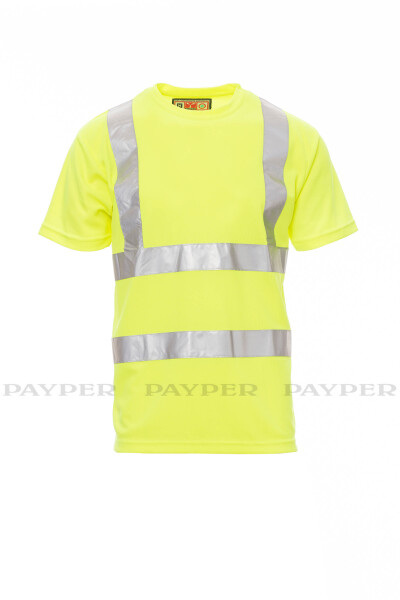 Pánské reflexní tričko Payper AVENUE Barva: Žlutá Fluo, Velikost: 4XL (0003420028010064XL)