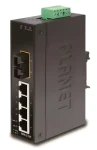 PLANET ISW-511T / Switch průmyslový / 4x 100Mb RJ-45 / 1x 100FX multi-mode / Unmanaged L2 / -40 až 75 °C (ISW-511T)