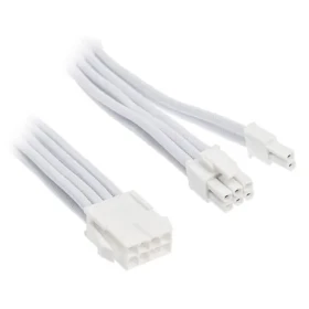 SilverStone Prodlužovací kabel 8-Pin-PCIe na 6+2-Pin-PCIe V2 - 250mm bílá (SST-PP07E-PCI8W-V2)