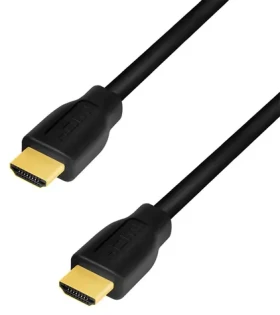 LogiLink černá / HDMI kabel / HDMI 2.0 / 4K/60Hz / pozlacené konektory / 5 m (CH0103)