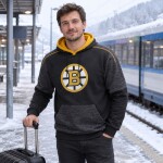 Fanatics Pánská mikina Boston Bruins NHL Goaltender Hoodie Velikost: 3XL