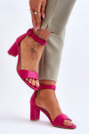 Dámské Sandály Na Podpatku Fuchsie Lexi 38