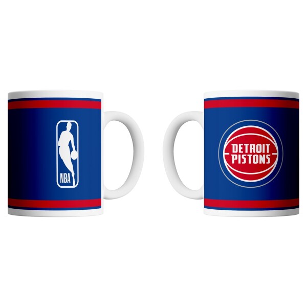 Hrnek Detroit Pistons NBA Logo & Shield (330 ml)