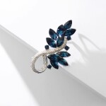 Luxusní brož Swarovski Elements Azura, Modrá