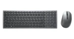 DELL KM7120W BE šedá / Set bezdrátové klávesnice a myši / BE / 2.4GHz / Bluetooth / USB (KM7120W-GY-BEL)