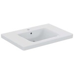 IDEAL STANDARD - Connect Freedom Umyvadlo 80x56 cm, 1 otvor baterii, s Ideal Plus, bílá E5484MA