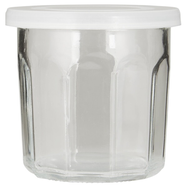 Ib Laursen Skleněná dóza s víčkem Transparent 260 ml, čirá barva, sklo