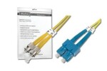 Digitus Fiber Optic Patch Cord, LC to ST, Singlemode 09/125 µ, Duplex, 3m (DK-2931-03)