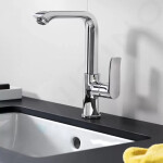 HANSGROHE - Metris New Umyvadlová baterie s otočným výtokem a výpustí, chrom 31087000