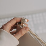 Eulenschnitt Obal na notebook 13" Heart Creme, krémová barva