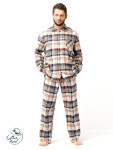 Pánské pyžamo Key MNS 443 B25 délka/r 3XL-4XL na zip mix 3XL