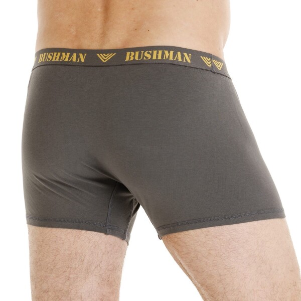 Bushman Pánské boxerky Edward II, tmavě šedé XL