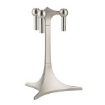Stoff Nagel Designový svícen STOFF Nagel Stand Brushed Chrome, stříbrná barva, kov
