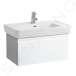 Laufen - Pro Umyvadlová skříňka, 770x450x390 mm, 1 zásuvka, lesklá bílá H4830620954751