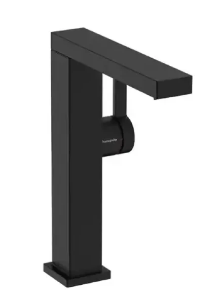 Hansgrohe Tecturis E - Umyvadlová baterie s výpustí Push-Open | CoolStart | EcoSmart | matná černá (73060670)
