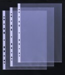 Prospektový obal A4 Herlitz, otvírání nahoře a po straně, čirý, pomerančový povrch, 50my, 100ks