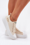 Dámské Tenisky Na Platformě Béžové Lee Cooper LCW-24-44-2464L 36