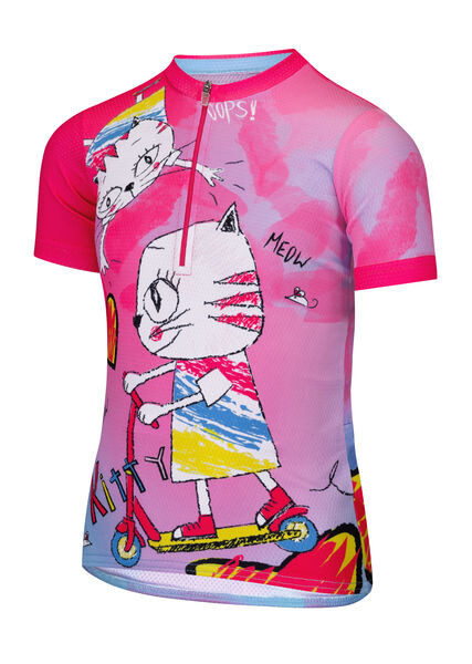 Dětský dres Etape RIO, růžová (velikost 128/134)