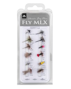 Mikado Sada suchých mušek Dry Flies Barbed 12ks,Mikado Sada suchých mušek Dry Flies Barbed 12ks