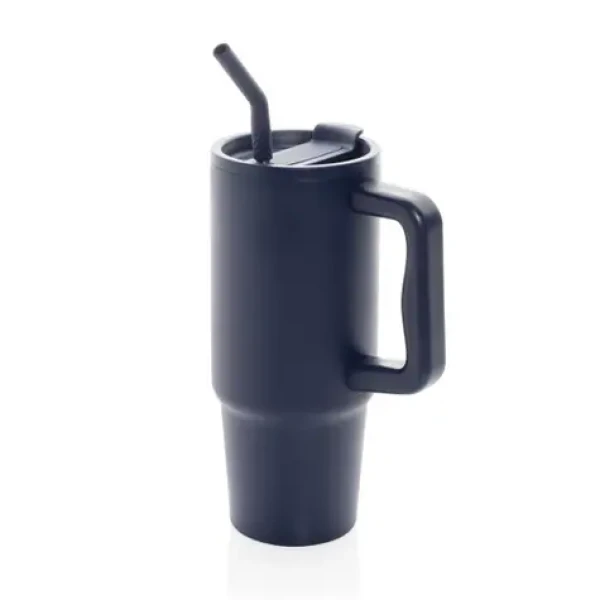XD Design Velký nerezový termohrnek Embrace 900ml modrá (P437.3025)