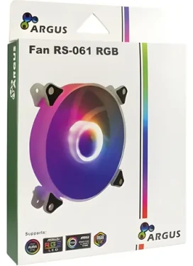 Inter-Tech ARGUS RS-061 / Ventilátor / 120 mm / ARGB / 1200 RPM / PWM / 22 dB (88885531)
