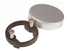 Strong závěs na sklo, krytka nikl mat (198897)