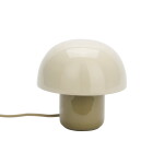 MADAM STOLTZ Stolní lampa Cream/Khaki, béžová barva, krémová barva, kov