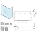 POLYSAN - LUCIS LINE obdélníkový sprchový kout 1600x700 L/P varianta DL4315DL3215