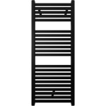 CERANO - Koupelnový elektrický radiátorový set Donovan - 300W - černá matná - 1200x500 mm CER-978832
