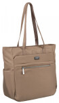 Prostorná dámská shopper kabelka Luna, béžová