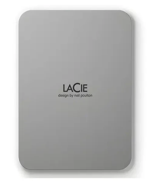 LaCie Mobile Drive šedá / Externí HDD / 2 TB / 2.5" / USB-C 3.2 Gen 1 (STLP2000400)